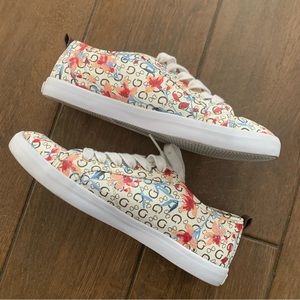 Guess Astray Floral Sneakers Size 8.5